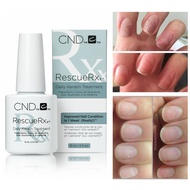 CND Rxx Nail Rescue Treatment Recovery Oil 3.7ml x 2 set or 15ml for Gel Damage weak nails rxx stren