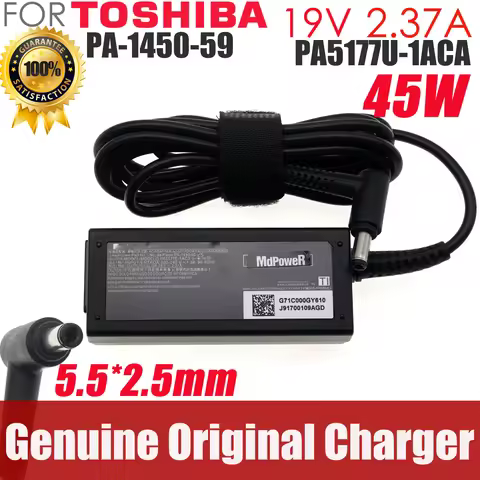 For TOSHIBA 19V 2.37A PA5177U-1ACA laptop power AC adapter charger PA3822E-1AC3 PA3822U-1ACA Z830 Z9