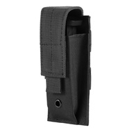 FRTKK Tactical Single/Double Pistol Mag Pouch Outdoor Molle Open-Top Magazine Pouch for Glock M1911 