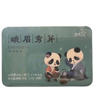 Sichuan Green Tea Chengdu Shutao Tea Omei Xiuya Panda Gift 70g Sachets Chengdu Specialty NOXP