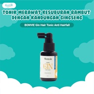 Bonvie Anti Hairfall Kemiri Gin Hair Tonic (60ml) Hair Tonic for Hair Loss and Grows Hair