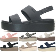 รองเท้า Crocs Brooklyn Mid Wedge Heel Tie รุ่นเพื้มสูง 2.3'' เหมาะสำหรับผู้หญิง  มีให้เลือกหลายสี ไส