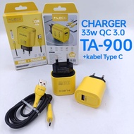 Travel Charger Fleco Type c 33W TA-900 Charger Casan Fleco Usb C 33W