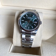 ROLEX DATEJUST 36 MINT GREEN 126200 BNIB 2023