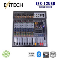 EZITECH EFX-12USB PROFESSIONAL 8 CHANNEL MIXER