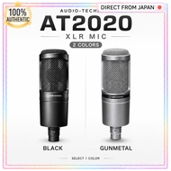 Audio-Technica AT2020 CWH XLR Condenser Microphone Complete White with Pop Filter Shock Mount