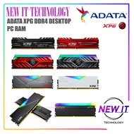 ADATA XPG DDR4 RGB GAMING DESKTOP PC RAM GAMMIX D35|SPECTRIX D41|SPECTRIX D35G|SPECTRIX D50|D60 (8GB