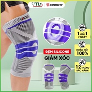 XO [GENUINE] Sports knee brace with silicone cushion, 4-way stretch, spring support bar GoodFit GF51