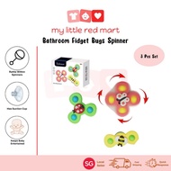 Children Busy Bugs Space Baby Bathroom Fidget Suction Cup Spinner 3Pcs set