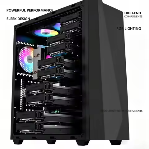 3.5 Inch Multi-Bay Hard Drive Chassis, Storage Enclosure for Desktop PC NAS Data Storage