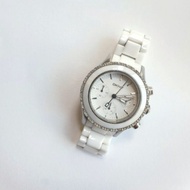 DKNY White Ceramic Chronograph Watch