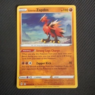 POKEMON GALARIAN ZAPDOS EVOLVING SKIES FOIL SINGLES