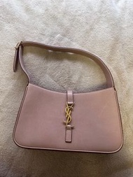 Saint Laurent YSL le 5 a 7 Hobo Bag Pink Leather