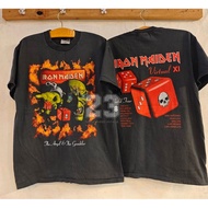 [23] IRON MAIDEN VIRTUAL XI World Tour 98 Bio Washed vintage shirt Rock Band