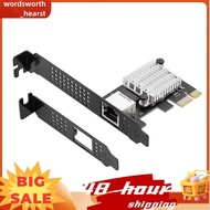 Game PCIE Card 2500Mbps Gigabit Network Card 10 100 1000Mbps RJ45 Wired Computer PCIe 2.5G Network A