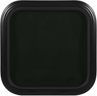 RV Entry Door Window, UV Block Rounded 450x450mm Oxidation Proof Transparent Black Glass RV Fixed Wi