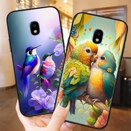 Samsung j3 pro / ss j5 pro glass phone case printed with cute baby birds
