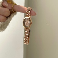 New Oval Ladies watch Quartz Watch - Vintage Gold watch  Stainless Steel Band -vintage watch Women's