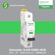 Schneider Acti9 Ic60H Mcb 32A - 1P - 10Ka Kurva C - A9F84132