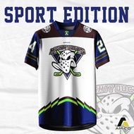 （Arianna） Amigo NFL Sublimation Microfiber Jersey Tshirt Design Mighty Ducks Shirt Jersey Jersey Jer