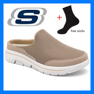 SKECHERS_Gowalk4 รองเท้า_skechers_ผู้ชาย สเก็ตเชอร์ส รองเท้า ผู้ชาย รองเท้าแตะ รองเท้าลำลองผู้ชาย รองเท้าผู้ชายแฟชั่นครึ่งส้น รองเท้ากีฬาไซส์ใหญ่ รองเท้าแตะกีฬาขนาดใหญ่ EU46-EU48แฟชั่นของผู้ชายกีฬารองเท้าผู้ชายรองเท้าลำลองรอ