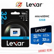 LEXAR 633X 32GB microSDHC 100/Mbs | Lexar Microsd High Performance 633x Up to 100Mb/s - 32GB (Micro 