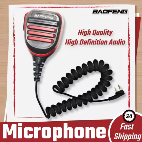 Baofeng UV-5R Radio Microphone Speaker Mic High Quality For Baofeng 888S UV82 UV10R UV16 UV-5RH Quan