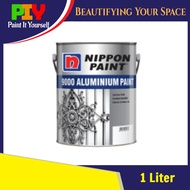 Nippon Paint 9000 Aluminium Paint 1L - 1 Liter