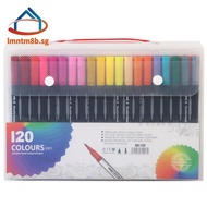 Watercolor Art Marker Pens Dual Tip Watercolor Art Marker Pens 120 Colors Markers Set