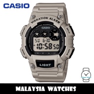 (100% Original) Casio W-735H-8A2 10 Year Battery Life Digital Light Grey Resin Men's Watch W735H W73