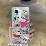 Phone Case for OPPO Reno11 Reno10 Pro+ Pro Reno 11 10 11Pro A79 A78 A58 A38 A18 5G 4G TPU Softcase Lovely Cute Cartoon Xiaoxin Boy Pink Dinosaur Handphone Casing for Girls Cover