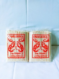 Mie lidi mentah cap 2 udang kecil / gepeng 1kg enak gurih tidak keras