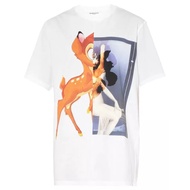Givenchy Bambi Printed T-Shirt White Oversized Fit