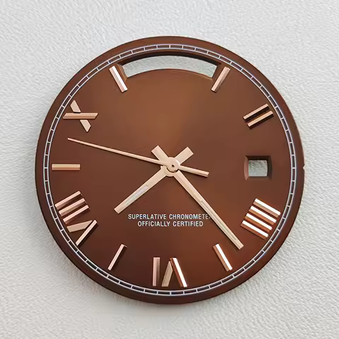 31mm Miyota 8285 Dial Watch Dial Slogo Roman dial Green Luminous dial for Miyota 8285 movement watch