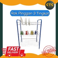3-Tier Dish Rack / 3-Tier Iron Dish Rack