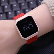 Jam tangan wanita Fossil Karet Digital Touchscreen LED watch Free box dan baterai cadangan