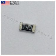 10PCS Taiwan-Grade 1.3R ±1%, 1206 SMD Resistor (1R30)