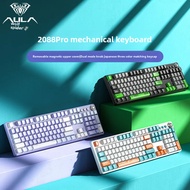 Diskon Wolf Spider F2088 Pro Wired Mechanical Keyboard Red Yellow Green Axes Color Block Gaming Espo