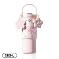 Sidagar แก้วเก็บความเย็น แก้วน้ำสแตนเลส 316 750ML พร้อมหลอดดูด ความจุขนาดใหญ่ แก้วสแตนเลส แก้วน้ํา