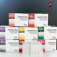 Disposable Plastic Medical Beauty30G 31G 32G 34G Painless Small Needle Sterile Injector Micro Hypode