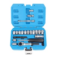 29PCS Core Ratchet Socket Wrench KitSocket Set Car Repair Tool 29-Piece Set Ratchet Sleeve Wrench Wi