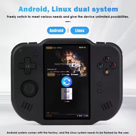 AMPOWN MagicX Mini Zero 40 Handheld Game Players Consoles 4.0 Inch IPS Touch Screen Portable Retro V
