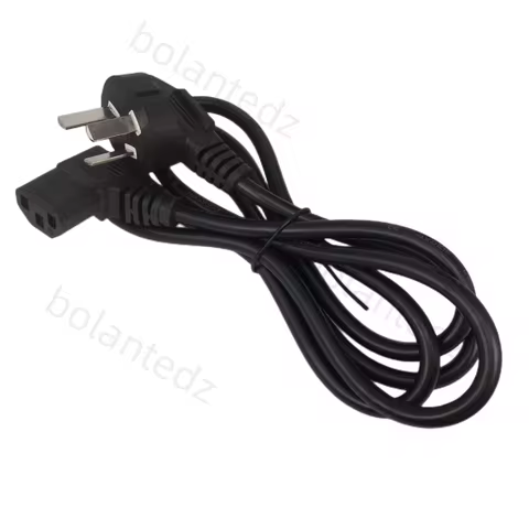 Bolantedz 1.5M Australia Power cord C13 to AU 3 pins plug extension power cable 90 degrees angle C13