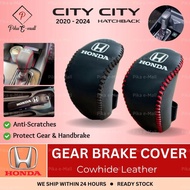 Honda CITY 2020 - 2024 City Hatchback Gear Knob Cover Handbrake Cover Honda City Gn2 Accessories Aks