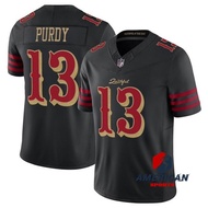 Men's San Francisco 49ers Brock Purdy Black 2025 F.U.S.E. Limited American Football Jersey