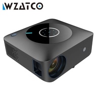 WZATCO H1โปรเจ็คเตอร์ LED Full HD 1920*1080P เครื่องสร้างโรงหนังโฮมเธียเตอร์เครื่องฉายภาพอัจฉริยะพร้อมที่หลัก4D