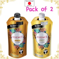 [Pack of 2/6] Kao ASIENCE Shampoo &amp; Conditioner Refill Set Rich Moisture  Refill 340ml 340ml Direct From JAPAN