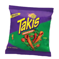 **พร้อมส่ง ด่วนๆ  **ขนม Takis Fuego/Blue Heat ขนมข้าวโพดทอดกรอบ รสเผ็ด เปรี้ยว นำเข้าจากอเมริกา  USA