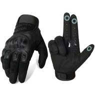 1TG Tactical Motorcycle Gloves, Motorcycle Gloves, Smartphone Compatible, Survival Game Gloves, PET 