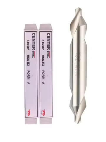 YG-1 DV301 HSS-EX Center Drill D1.0 D1.5 D2.0 D3.0 D4.0 D5.0 M42 HSS 60Degrees Center Drill Type A C